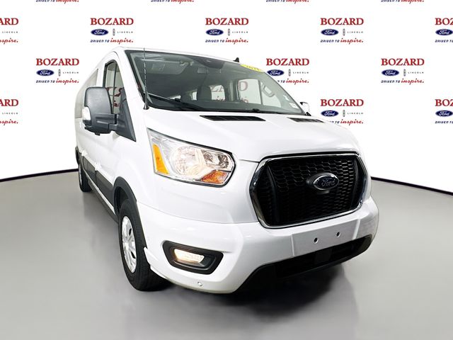 2021 Oxford White Ford Transit-350 XLT 15 passenger RWD Van