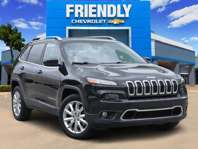 Brilliant Black Crystal Pearlcoat 2016 Jeep Cherokee Limited 4WD SUV / Crossover Four-Wheel Drive 9-Speed Automatic