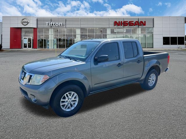 Gray (Gun Metallic) 2016 Nissan Frontier SV Crew Cab Pickup Truck 4X2 5-Speed Automatic Overdrive