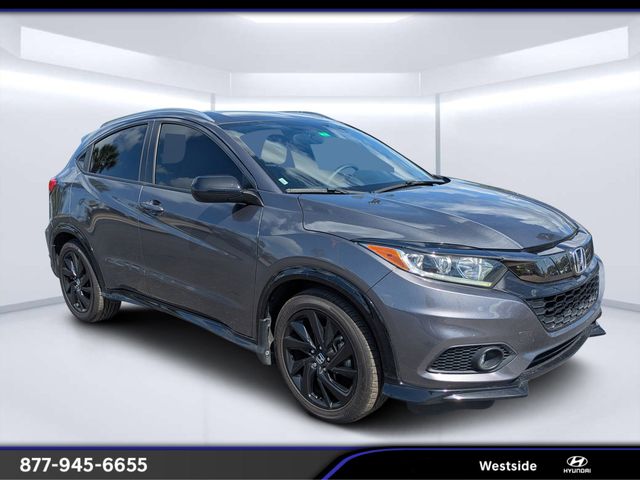 Gray 2022 Honda HR-V Sport FWD SUV / Crossover Front-Wheel Drive Continuously Variable Transmission