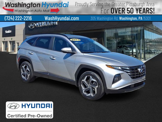 Shimmering Silver 2023 Hyundai Tucson SEL AWD SUV / Crossover All-Wheel Drive 8-Speed Automatic