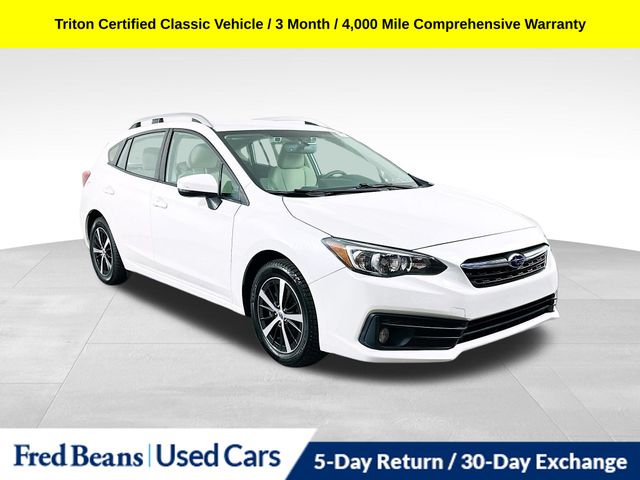 Crystal White Pearl 2022 Subaru Impreza Wagon All-Wheel Drive 7-Speed CVT