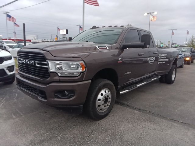 Walnut Brown Metallic Clearcoat 2021 RAM 3500 Big Horn Crew Cab LB DRW 4WD Pickup Truck Four-Wheel Drive 6-Speed Automatic