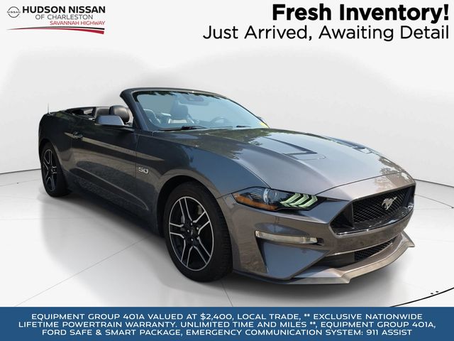 Gray Metallic 2021 Ford Mustang Convertible Rear-Wheel Drive Automatic