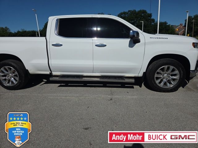Summit White 2021 Chevrolet Silverado 1500 LTZ Crew Cab 4WD Pickup Truck Four-Wheel Drive 8-Speed Automatic