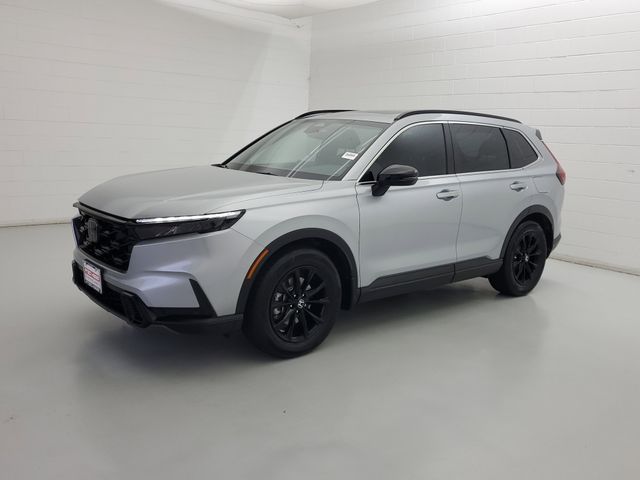 Solar Silver Metallic 2025 Honda CR-V Hybrid Sport-L FWD SUV / Crossover Front-Wheel Drive Continuously Variable Transmission