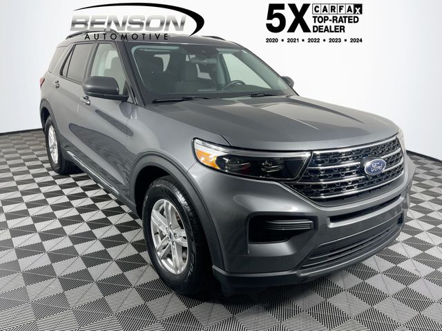 Gray Metallic 2021 Ford Explorer XLT RWD SUV / Crossover Rear-Wheel Drive Automatic
