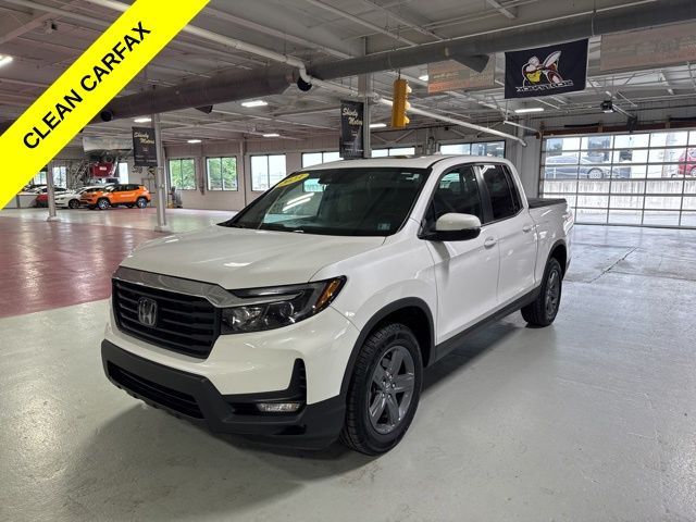 Platinum White Pearl 2023 Honda Ridgeline RTL AWD Pickup Truck All-Wheel Drive 9-Speed Automatic
