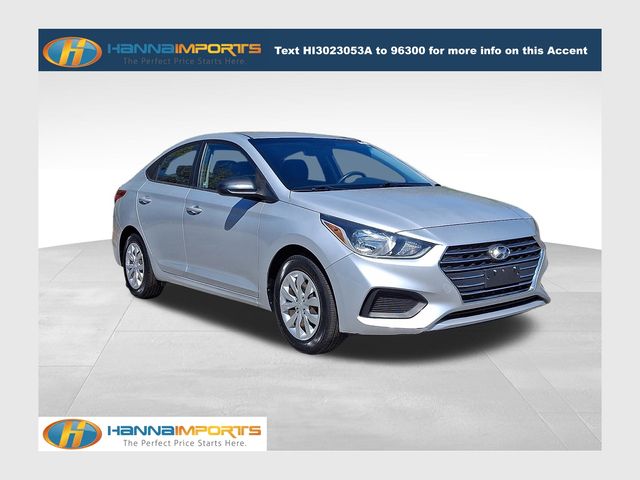 Olympus Silver Metallic 2021 Hyundai Accent SE FWD Sedan Front-Wheel Drive Continuously Variable Transmission
