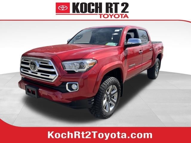 Barcelona Red Metallic 2018 Toyota Tacoma Limited Double Cab 4WD Pickup Truck Four-Wheel Drive 6-Speed Automatic