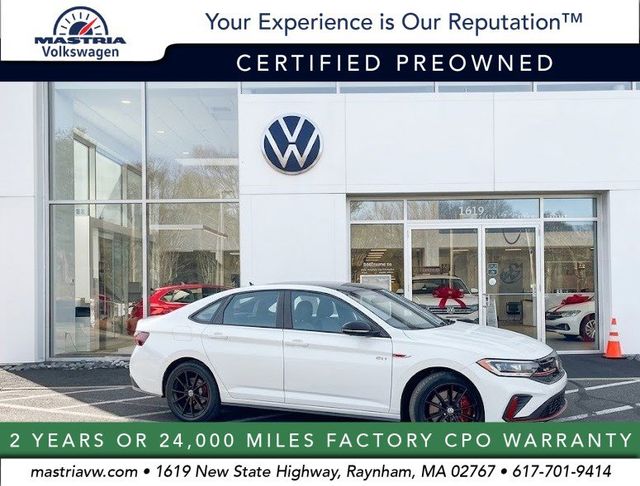 Pure White w/Deep Black Roof 2025 Volkswagen Jetta GLI Autobahn FWD Sedan Front-Wheel Drive 6-Speed Manual