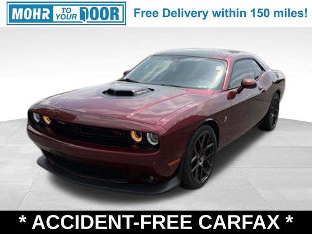 Octane Red Pearlcoat 2018 Dodge Challenger Coupe Rear-Wheel Drive 8-Speed Automatic