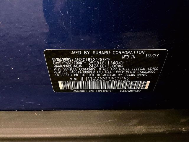 2023 Subaru WRX  Blue at Bob Ruth Ford
