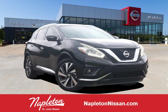 Gray (Magnetic Black Metallic) 2015 Nissan Murano Platinum AWD SUV / Crossover All-Wheel Drive Continuously Variable Transmission