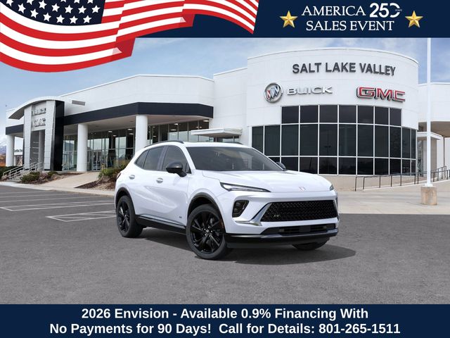 Iridescent White Tricoat 2026 Buick Envision SUV / Crossover All-Wheel Drive 9-Speed Automatic
