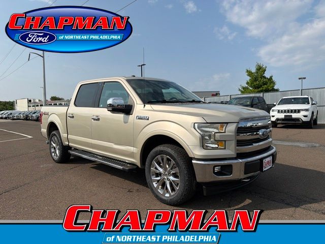 White Gold 2017 Ford F-150 Pickup Truck Four-Wheel Drive 6-Speed Automatic