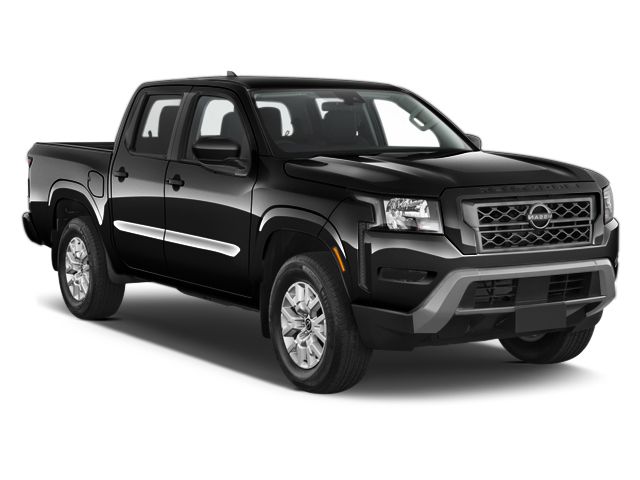 Super Black 2022 Nissan Frontier Pickup Truck Four-Wheel Drive 9-Speed Automatic
