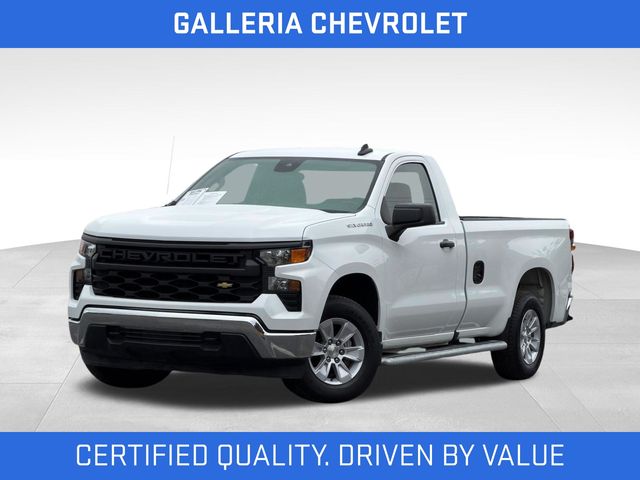 Summit White 2025 Chevrolet Silverado 1500 Pickup Truck 4X2 Automatic