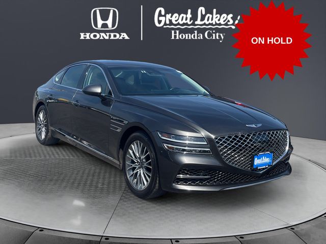 Makalu Gray 2023 Genesis G80 Sedan Rear-Wheel Drive 8-Speed Automatic