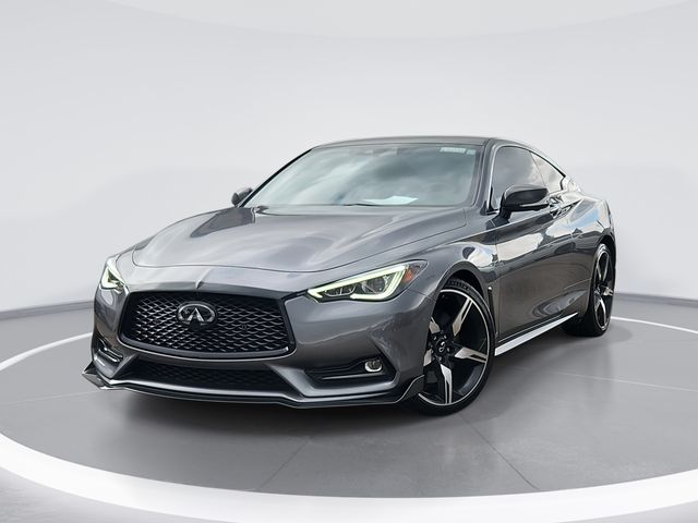 Gray (Graphite Shadow) 2021 INFINITI Q60 Red Sport 400 AWD Coupe All-Wheel Drive 7-Speed Automatic