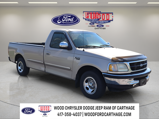 Champagne 1997 Ford F-150 Lariat SB Pickup Truck Rear-Wheel Drive 4-Speed Automatic Overdrive