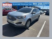 Iconic Silver Metallic 2021 Ford Edge SEL FWD SUV / Crossover Front-Wheel Drive 8-Speed Automatic