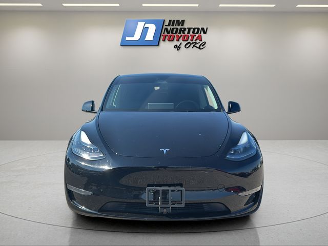 Used 2024 Tesla Model Y Long Range with VIN 7SAYGDEE7RA325026 for sale in Oklahoma City, OK