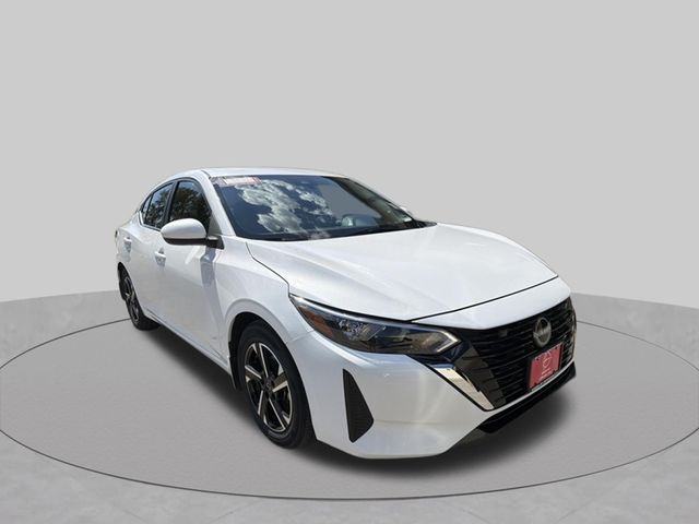Aspen White Tricoat 2024 Nissan Sentra Sedan Front-Wheel Drive Continuously Variable Transmission