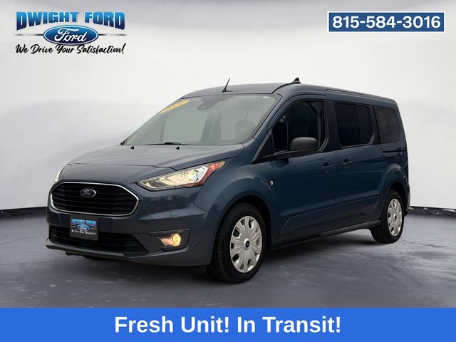 Blue Metallic 2021 Ford Transit Connect Van Front-Wheel Drive 8-Speed Automatic