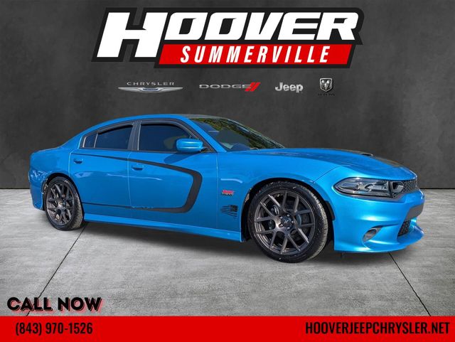 B5 Blue Pearlcoat 2019 Dodge Charger R/T Scat Pack RWD Sedan Rear-Wheel Drive 8-Speed Automatic