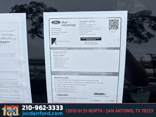 Used Car 2023 Ford Edge  St Line For Sale Under $30,000 In San Antonio, Texas