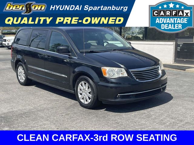 Brilliant Black Crystal Pearlcoat 2013 Chrysler Town & Country Touring FWD Minivan Front-Wheel Drive 6-Speed Automatic