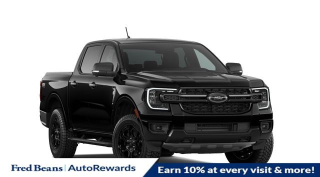 Shadow Black 2026 Ford Ranger XLT SuperCrew 4WD Pickup Truck Four-Wheel Drive Automatic