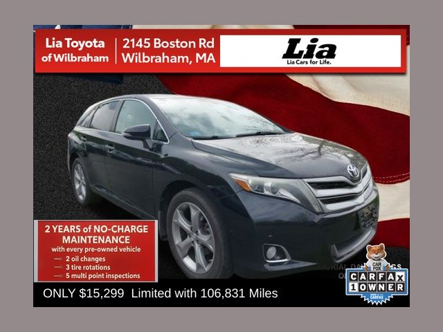 Attitude Black 2015 Toyota Venza V6 Limited AWD SUV / Crossover All-Wheel Drive 6-Speed Automatic Overdrive