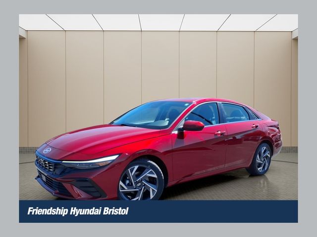 Ultimate Red 2025 Hyundai Elantra SEL Convenience FWD Sedan Front-Wheel Drive Continuously Variable Transmission