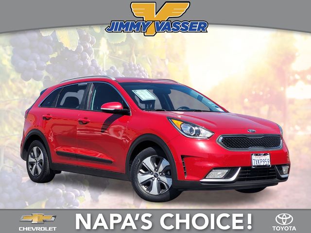 Crimson Red 2017 Kia Niro SUV / Crossover Front-Wheel Drive 6-Speed Dual Clutch