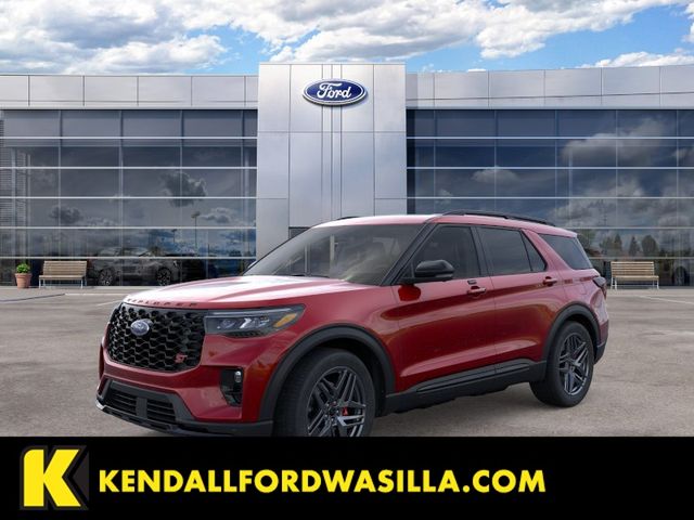 Red Metallic 2026 Ford Explorer SUV / Crossover All-Wheel Drive Automatic