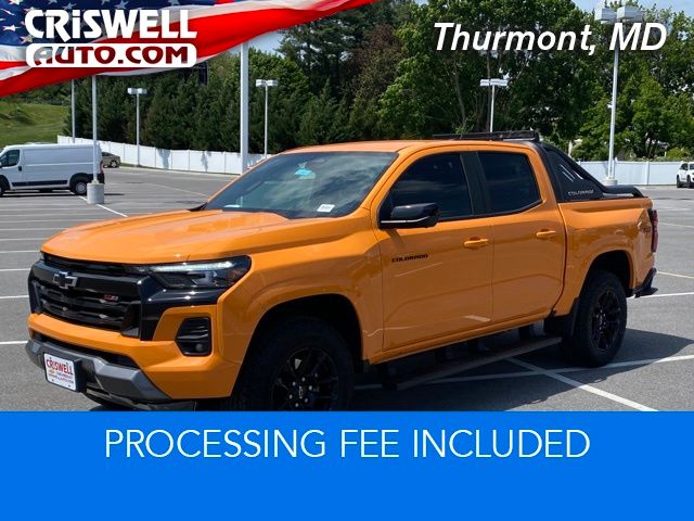 Orange 2025 Chevrolet Colorado Pickup Truck Four-Wheel Drive 8-Speed Automatic