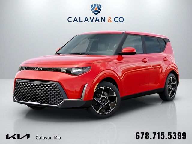 Inferno Red 2025 Kia Soul EX FWD SUV / Crossover Front-Wheel Drive Continuously Variable Transmission