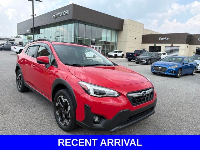 Pure Red 2021 Subaru Crosstrek SUV / Crossover All-Wheel Drive Continuously Variable Transmission