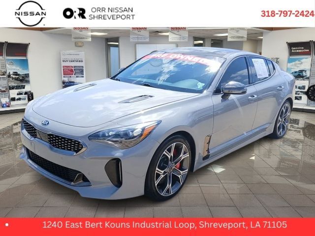 Ceramic Silver 2020 Kia Stinger GT1 RWD Sedan Rear-Wheel Drive 8-Speed Automatic