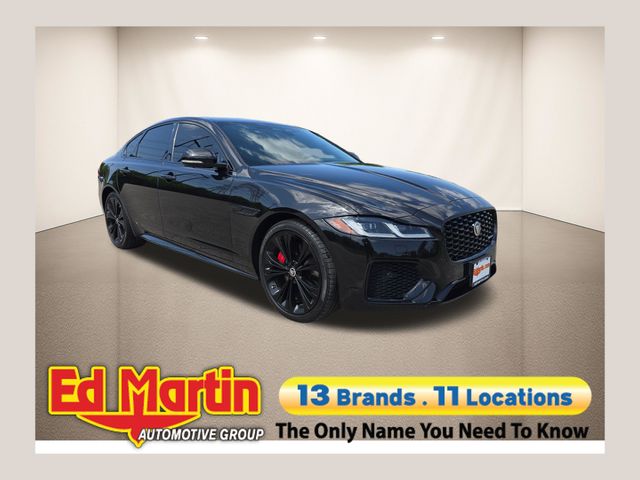 Black 2024 Jaguar XF Sedan All-Wheel Drive 8-Speed Automatic