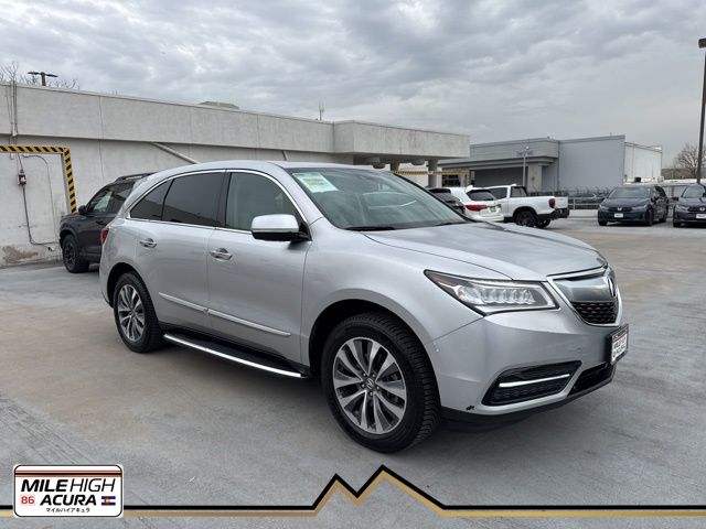 Silver 2014 Acura MDX SH-AWD with Technology Package SUV / Crossover All-Wheel Drive 6-Speed Automatic