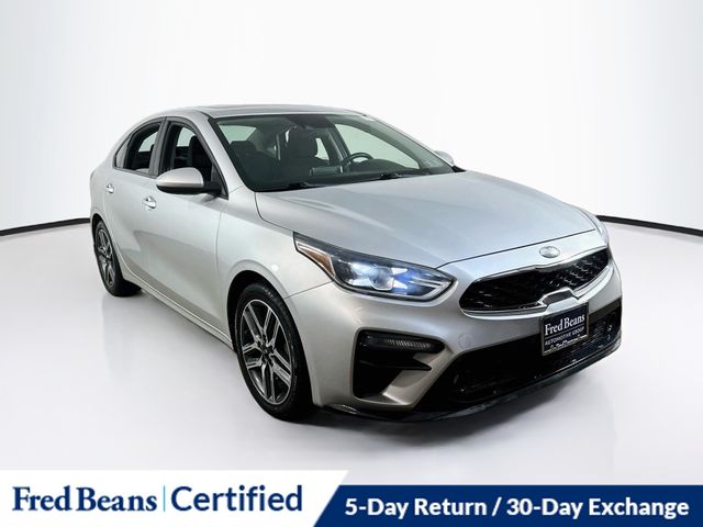 Silky Silver 2019 Kia Forte Sedan Front-Wheel Drive Continuously Variable Transmission