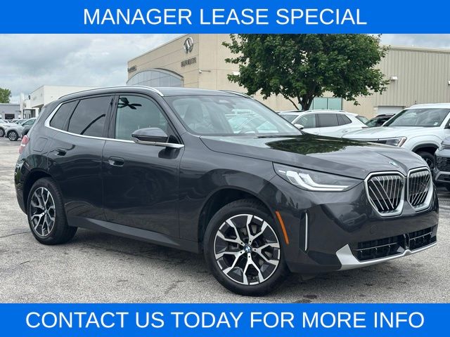 Gray (Dark Graphite) 2025 BMW X3 SUV / Crossover All-Wheel Drive 8-Speed Automatic