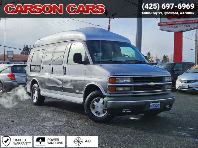1996 Gray Chevrolet Chevy Van for Sale In Lynnwood WA - Everett WA - Seattle WA at Carson Cars Stock 36207 VIN 1GBFG15R3T1031748