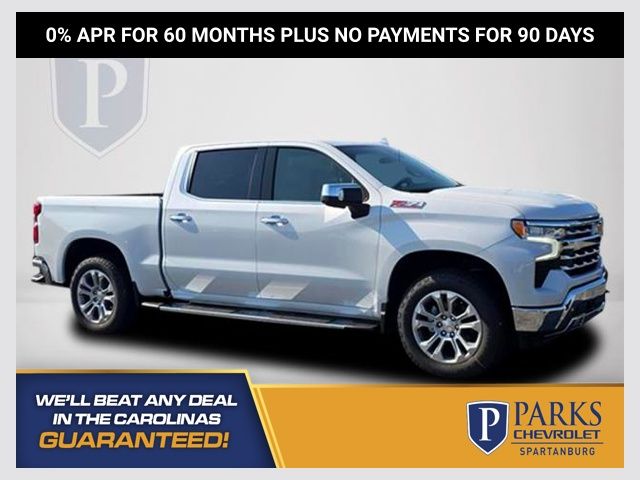 Polar White 2026 Chevrolet Silverado 1500 Pickup Truck Four-Wheel Drive Automatic