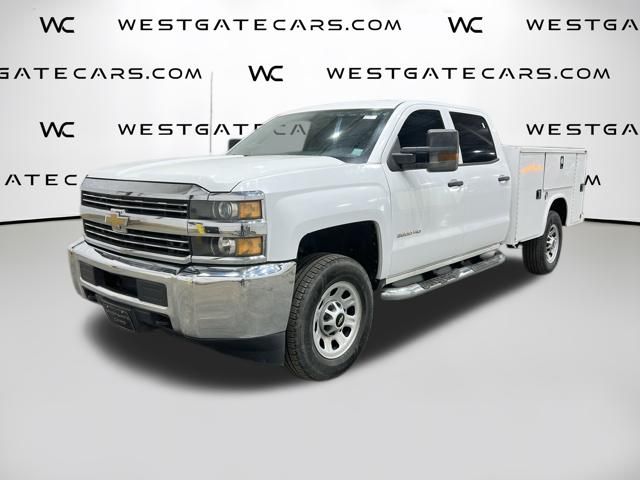 Summit White 2015 Chevrolet Silverado 3500HD Work Truck Crew Cab LB RWD Pickup Truck 4X2 6-Speed Automatic Overdrive