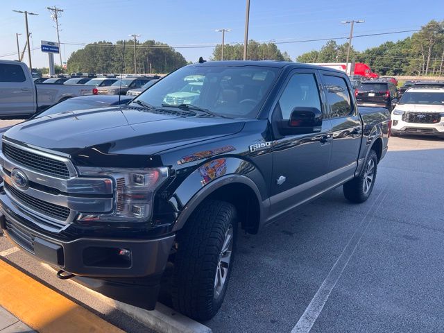 Agate Black Metallic 2020 Ford F-150 King Ranch SuperCrew 4WD Pickup Truck Four-Wheel Drive Automatic