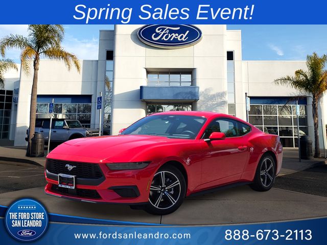 Race Red 2025 Ford Mustang EcoBoost Fastback RWD Coupe Rear-Wheel Drive Automatic